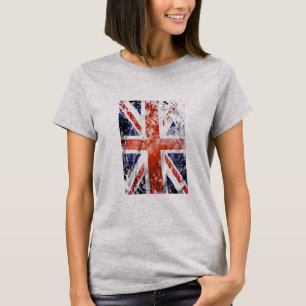 T-shirt Drapeau britannique du Patriot Tee, Union Jack Vin