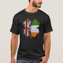 Drapeau britannique irlandais Shamrock Royaume-Uni