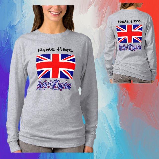 T-shirt Drapeau britannique personnalisé (Créateur téléchargé)