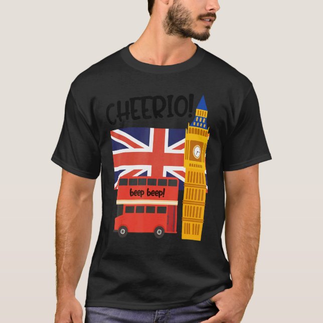 T-shirt Drapeau britannique Royaume-Uni Angleterre Citatio (Devant)