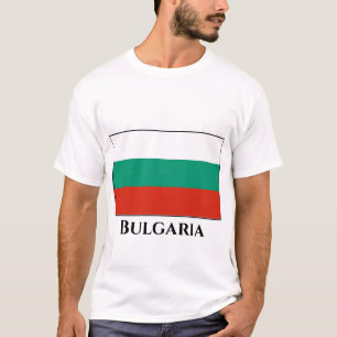 T-shirt Drapeau Bulgarie
