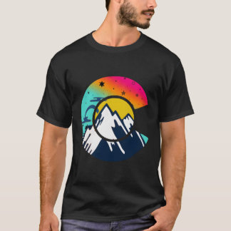 T-shirt Drapeau C du Colorado