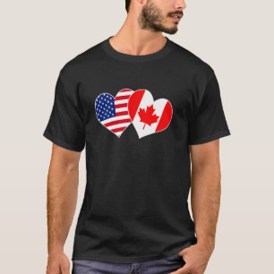 T-shirt Drapeau Cadeau Canada Varsity Canadien Toronto Rét
