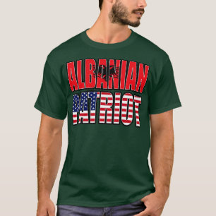 T-shirt Drapeau cadeau de la fierté patriotique albanaise