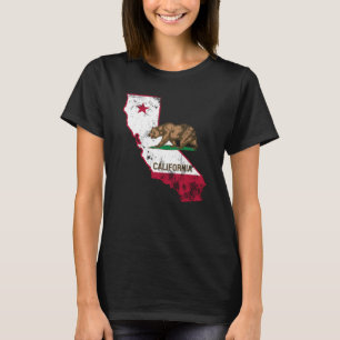 T-shirt Drapeau californien Patriotique