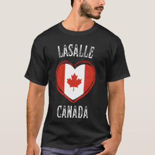 T-shirt Drapeau Canada Cœur Ville LaSalle