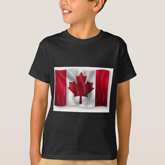 T-shirt Drapeau canadien (Devant)