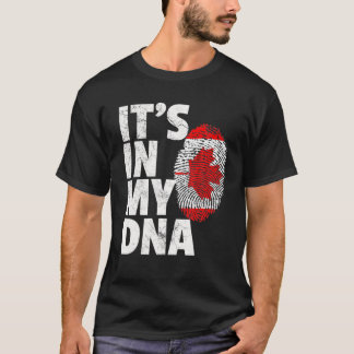 T-shirt Drapeau canadien C'est DANS MON ADN Cadeau de Noël