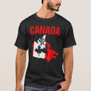T-shirt Drapeau canadien Érable indépendant Canada