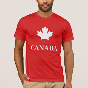 T-shirt Drapeau canadien Feuille d'érable