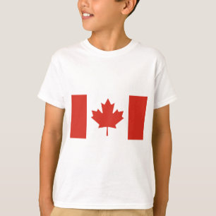 T-shirt Drapeau canadien (Feuille d'érable) (Canada)