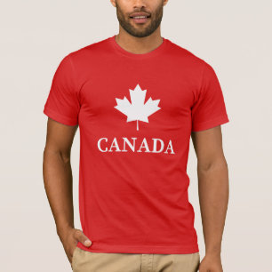 T-shirt Drapeau canadien feuille d'érable du Canada