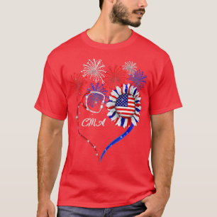 T-shirt Drapeau canadien patriotique 4 juillet Drapeau amé