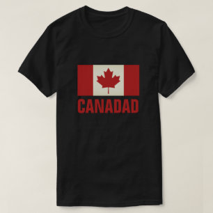 T-shirt Drapeau canadien Vintage de la feuille d'érable no