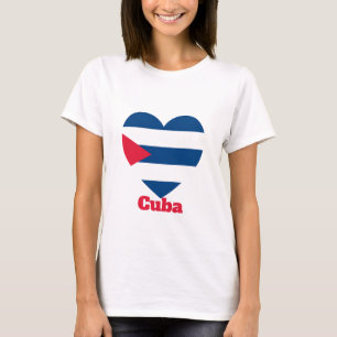 T-shirt Drapeau cardiaque cubain