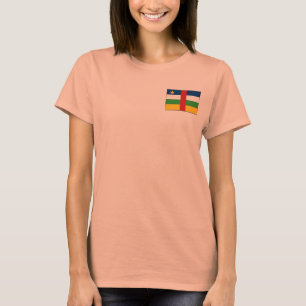T-Shirt Drapeau + Carte de la Centrafrique