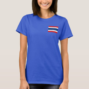 T-Shirt Drapeau + Carte de Thaïlande