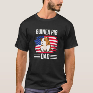 T-shirt Drapeau Cavus 4 juillet Fête des pères Guinée Pig
