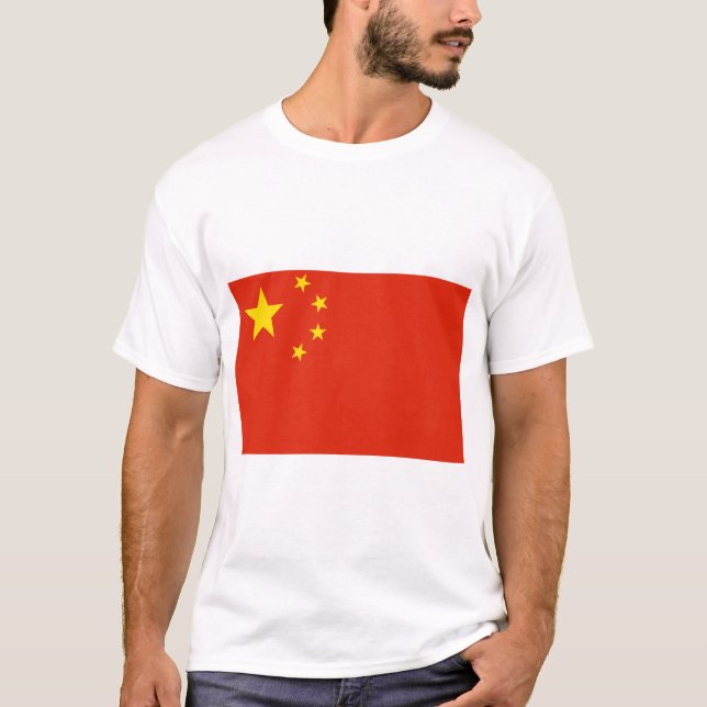 T-shirt Drapeau chinois (Devant)