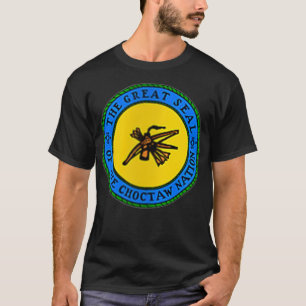 T-shirt Drapeau Choctaw de la nation de Choctaw à deux côt