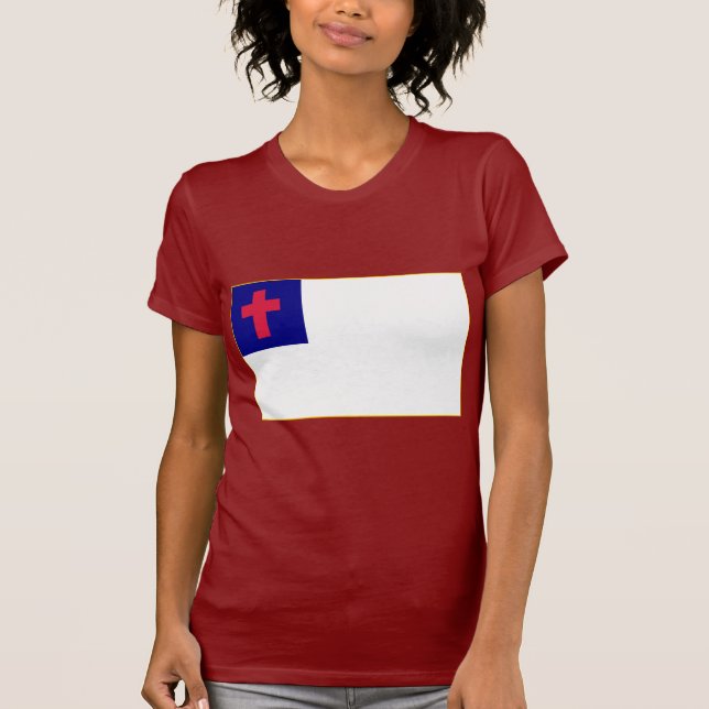 T-shirt Drapeau chrétien (Devant)
