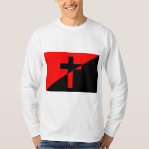 T-shirt Drapeau Christian Socialism & Anarchism (Libératio