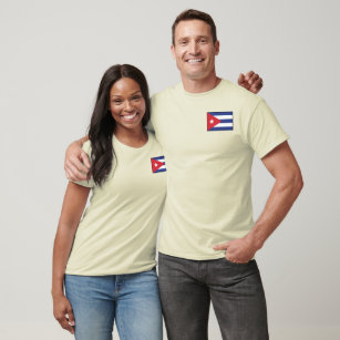 T-shirt Drapeau clair de Cuba