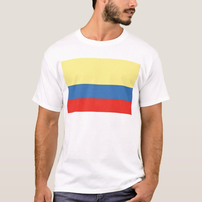 T-shirt Drapeau Colombie (Devant)