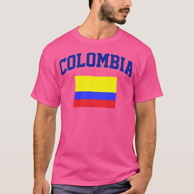 T-shirt Drapeau Colombie (Devant)