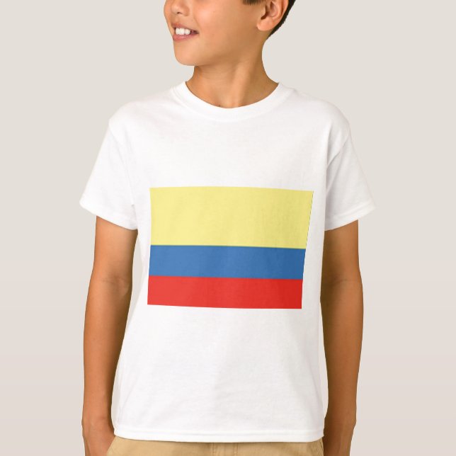 T-shirt Drapeau Colombie (Devant)