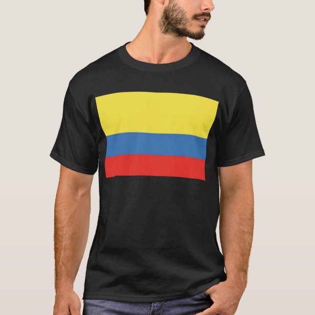 T-shirt Drapeau Colombie (Devant)