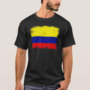 T-shirt Drapeau Colombie vintage Fête de l'indépendance de