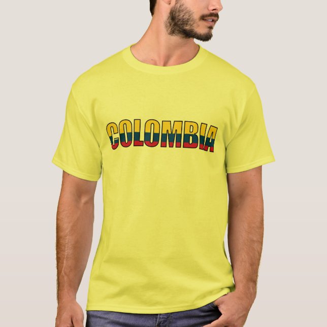 T-shirt Drapeau colombien de la Colombie (Devant)