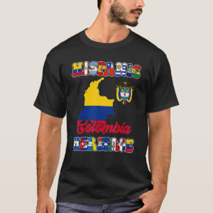 T-shirt Drapeau colombien du Mois du patrimoine hispanique