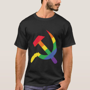 T-shirt Drapeau Communiste De L'Union Soviétique Marteau E