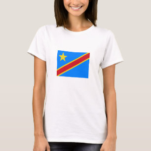 T-shirt Drapeau Congo Kinshasa