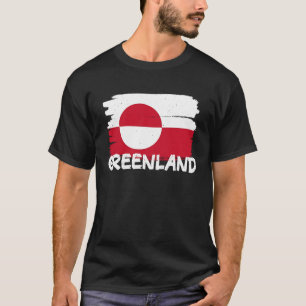 T-shirt Drapeau cool du Groenland