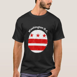 T-shirt Drapeau cool Washington Dc Design Pour Tous Les Âg