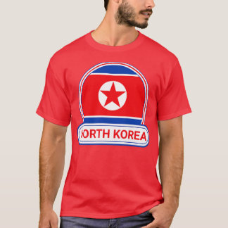 T-shirt Drapeau Corée du Nord