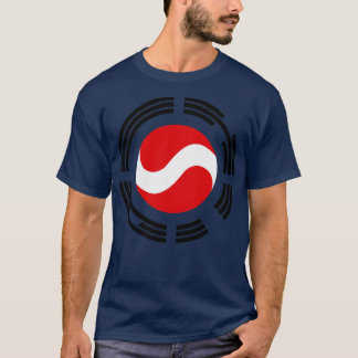 T-shirt Drapeau coréen du Patriote Multinational