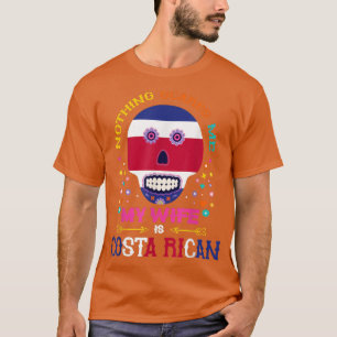 T-shirt Drapeau Costa Rica Latina Drôle Femme Costa Rica