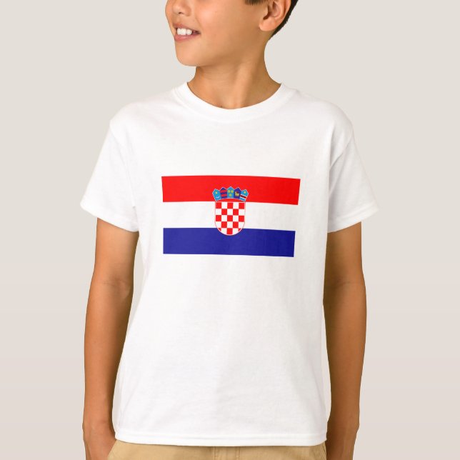 T-shirt Drapeau croate (Devant)