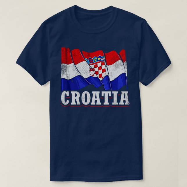 T-shirt Drapeau croate (Design devant)