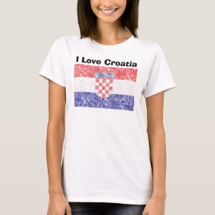 T-shirt Drapeau croate