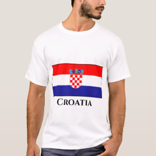 T-shirt Drapeau Croatie