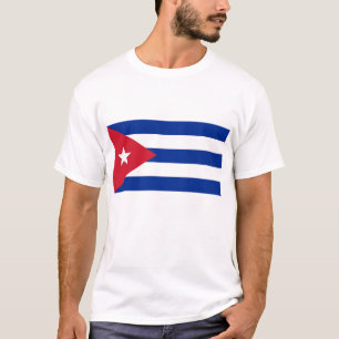 T-shirt Drapeau cubain, La Havane, Fidel Castro, Che Gueva