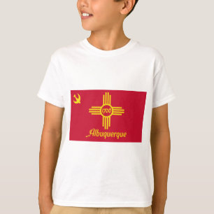 T-shirt Drapeau d'Albuquerque (Nouveau-Mexique)