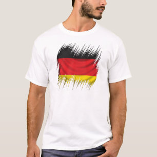 T-shirt Drapeau d'Allemand de défibreurs