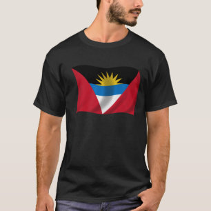 T-shirt Drapeau d'Antigua-et-Barbuda