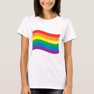 T-shirt Drapeau d'arc-en-ciel